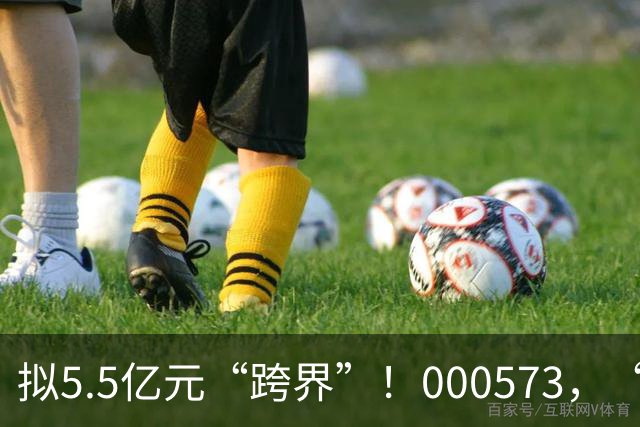 拟5.5亿元“跨界”！000573，“一字”涨停